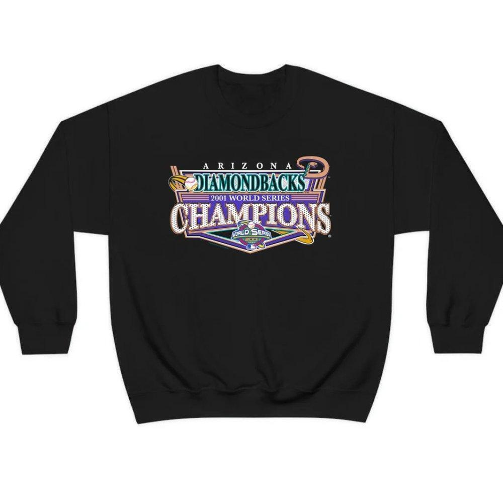 Arizona Diamondbacks 2001 World Series Champions Unisex Baseball Sweatshirt